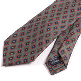 Basil Green Vintage Diamond Mac-Inspired IMS Print Tie - Tie Doctor